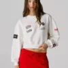 Sudadera de cuello redondo y corte holgado Sudadera de cuello redondo y corte holgado