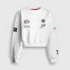 Sudadera de cuello redondo y corte holgado Sudadera de cuello redondo y corte holgado