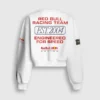 Sudadera de cuello redondo y corte holgado Sudadera de cuello redondo y corte holgado