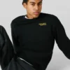 Sudadera de cuello redondo y corte recto Sudadera de cuello redondo y corte recto