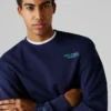 Sudadera de cuello redondo y corte recto