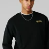 Sudadera de cuello redondo y corte recto Sudadera de cuello redondo y corte recto