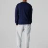 Sudadera de cuello redondo y corte recto