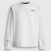 Sudadera de cuello redondo y corte recto