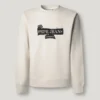 Sudadera de cuello redondo y corte recto Sudadera de cuello redondo y corte recto