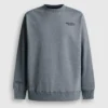 Sudadera de cuello redondo y corte recto
