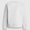 Sudadera de cuello redondo y corte recto