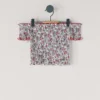 Top con estampado floral