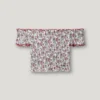 Top con estampado floral