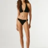 Top de bikini acanalado Top de bikini acanalado