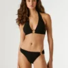Top de bikini acanalado Top de bikini acanalado