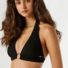 Top de bikini acanalado Top de bikini acanalado