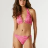Top de bikini floral Top de bikini floral