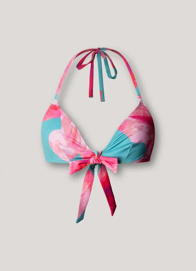 Top de bikini floral Top de bikini floral