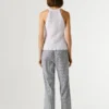 Top de cuello halter de ganchillo Top de cuello halter de ganchillo