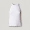 Top de cuello halter de ganchillo Top de cuello halter de ganchillo
