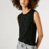 Top de punto con lentejuelas Top de punto con lentejuelas