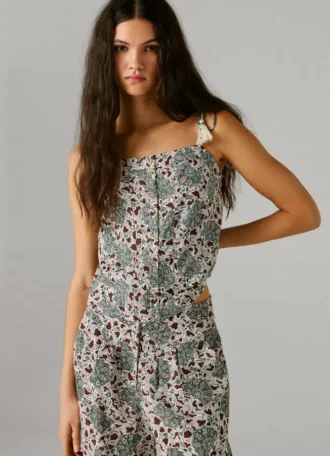Top de tirantes con estampado floral