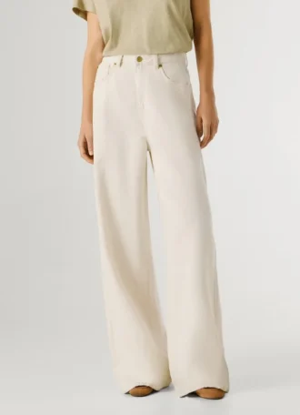 Vaqueros de talle alto y corte ancho – Jaimy