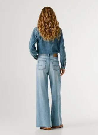 Vaqueros de talle alto y corte ancho – Jaimy