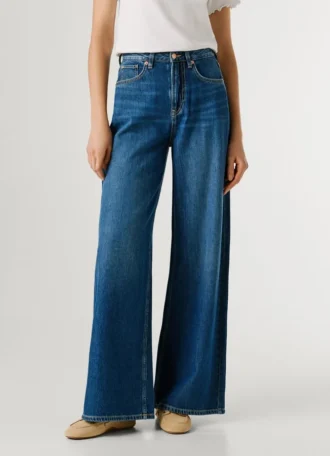 Vaqueros de talle alto y corte ancho – Jaimy