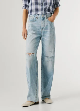 Vaqueros de talle alto y corte recto – Eden
