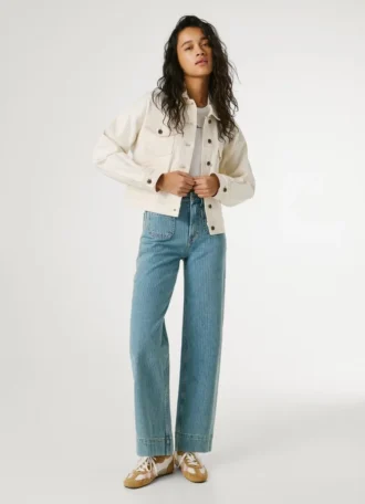 Vaqueros de talle alto y corte recto – Lexa