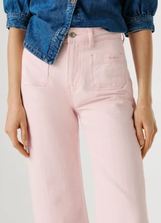 Vaqueros de talle alto y corte recto – Lexa