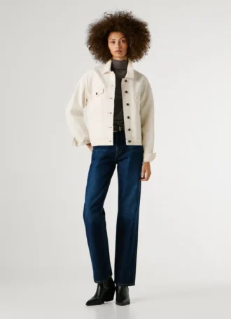 Vaqueros de talle alto y corte recto – Robyn