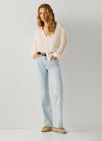 Vaqueros de talle alto y corte recto – Robyn