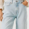 Vaqueros de talle alto y corte recto – Robyn