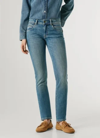 Vaqueros de talle bajo y corte ajustado – Iconic Brooke