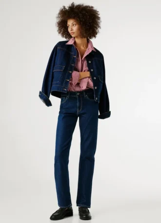 Vaqueros de talle medio y corte ajustado – Grace