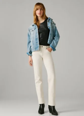 Vaqueros de talle medio y corte ajustado – Grace