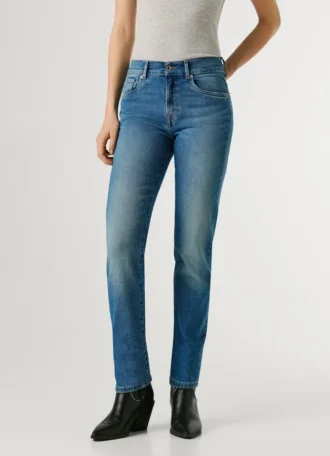 Vaqueros de talle medio y corte ajustado – Grace
