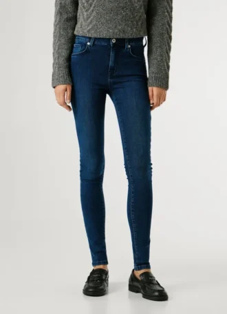 Vaqueros pitillo de talle medio – Regent