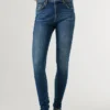 Vaqueros pitillo de talle medio – Regent
