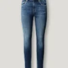 Vaqueros pitillo de talle medio – Regent