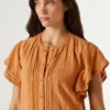 Vestido corto con encaje