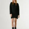 Vestido corto de felpa