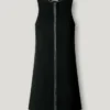 Vestido corto de sarga