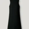 Vestido corto de sarga
