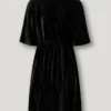 Vestido corto de terciopelo