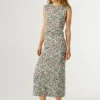 Vestido largo con estampado floral