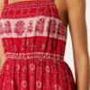 Vestido largo con estampado floral