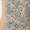 Vestido largo con estampado floral