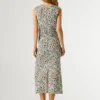 Vestido largo con estampado floral