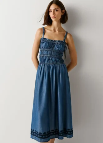Vestido largo con tirantes