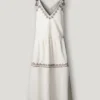 Vestido largo con tirantes