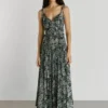 Vestido largo con tirantes